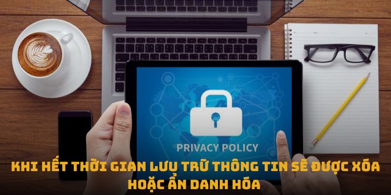 Quyền Riêng Tư 33win 3 Khi hết thời gian lưu trữ thông tin sẽ được xóa hoặc ẩn danh hóa